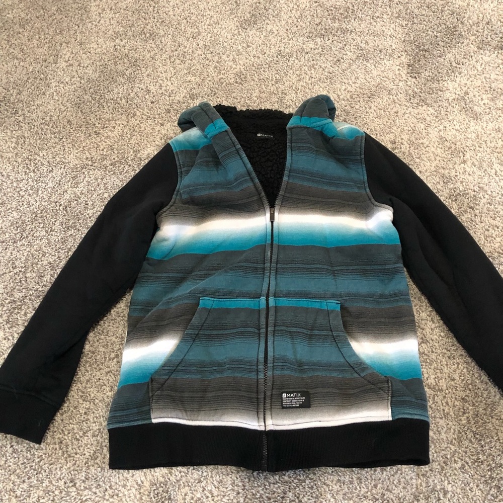 Matrix Sherpa Lined Hoodie